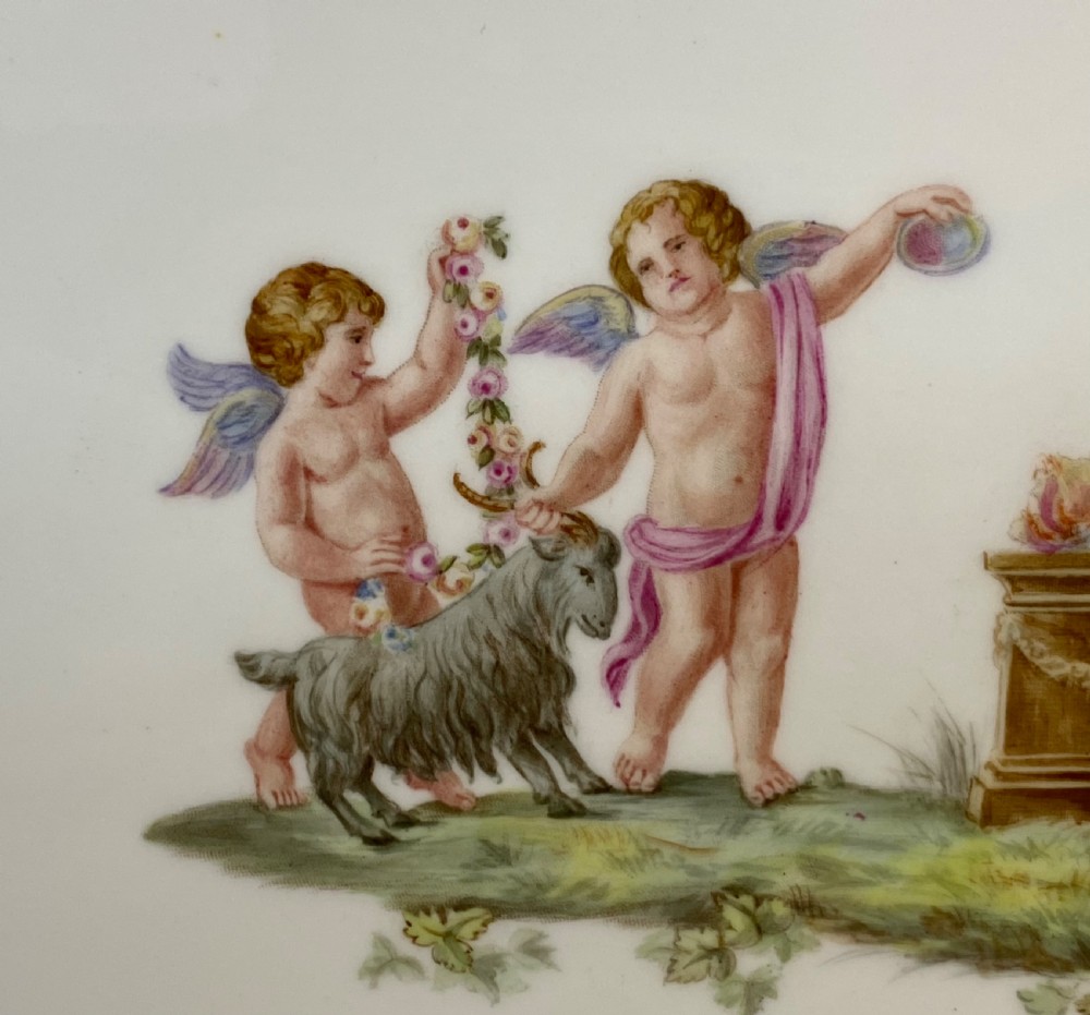 Wedgwood porcelain plaque. Putti, c. 1910. View III