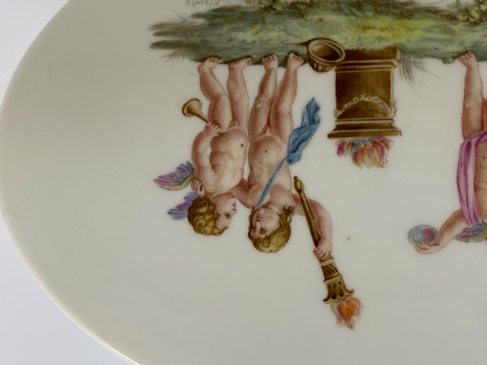 Wedgwood porcelain plaque. Putti, c. 1910. View IV