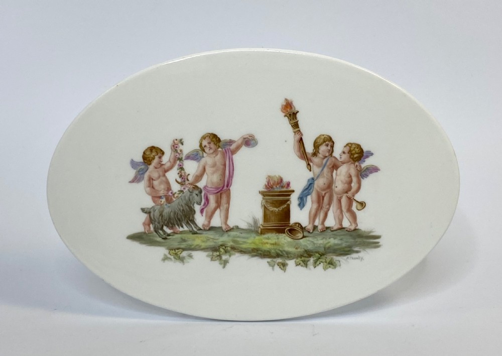 Wedgwood porcelain plaque. Putti, c. 1910. View VIII