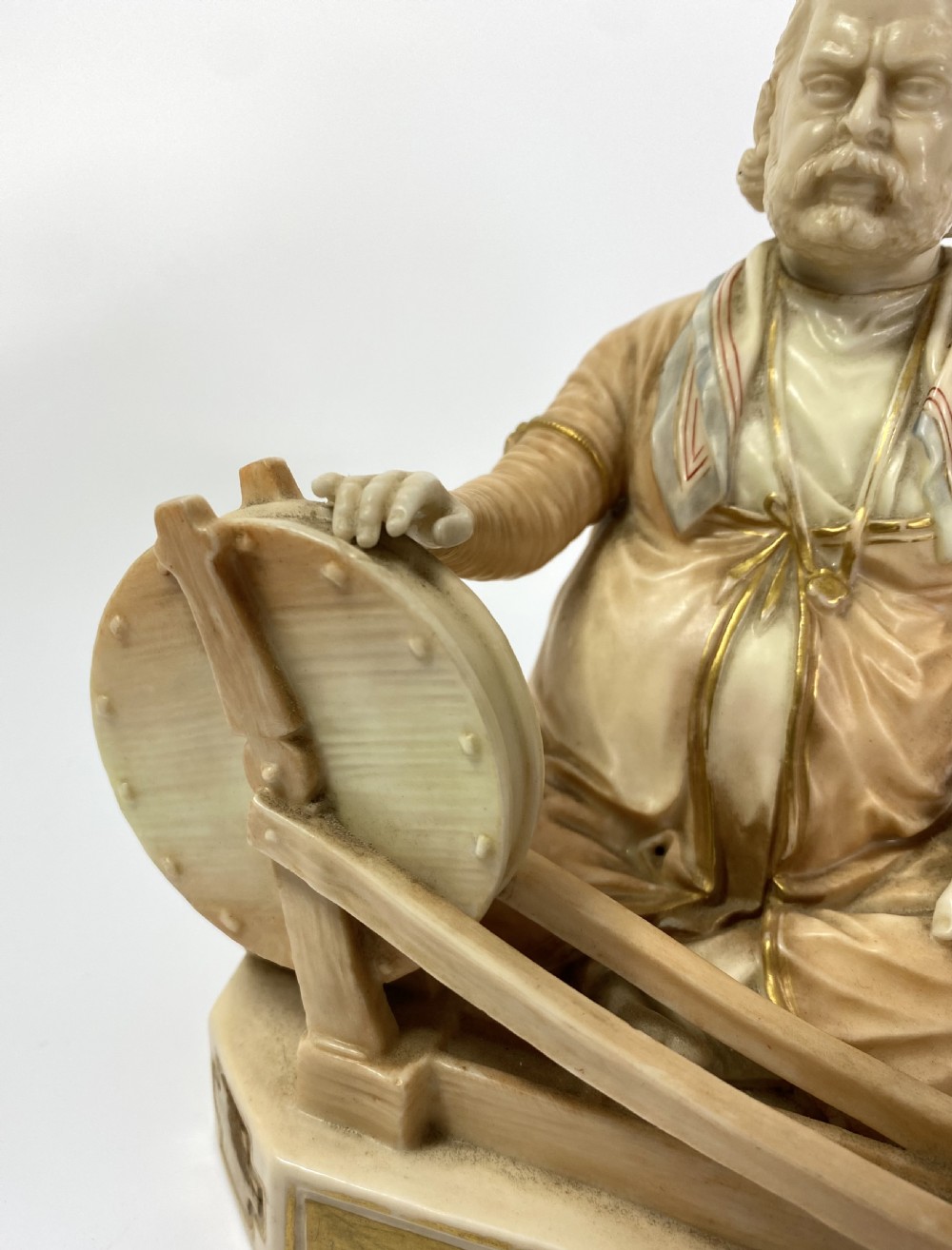 Royal Worcester figure Shaban, James Hadley, c. 1895. View VIII