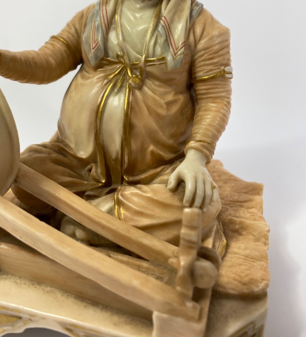 Royal Worcester figure Shaban, James Hadley, c. 1895. View IX