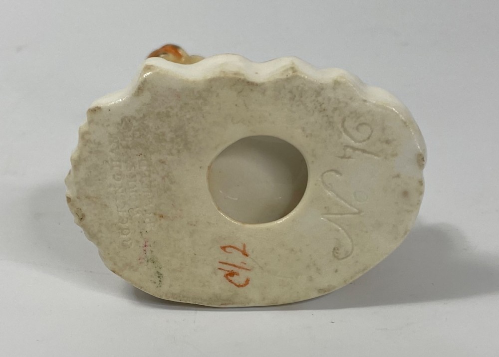 Rockingham porcelain pug dog, c. 1835. View VI