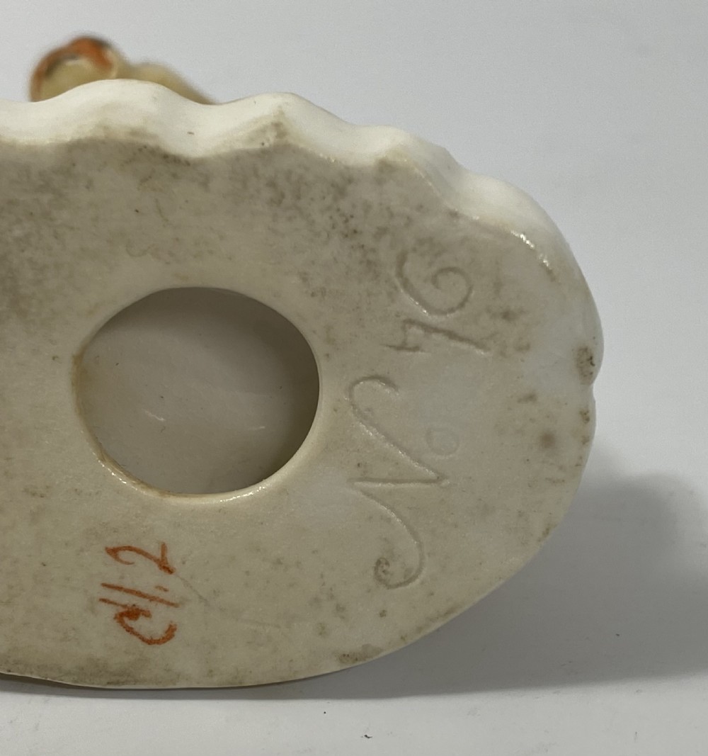 Rockingham porcelain pug dog, c. 1835. View VIII