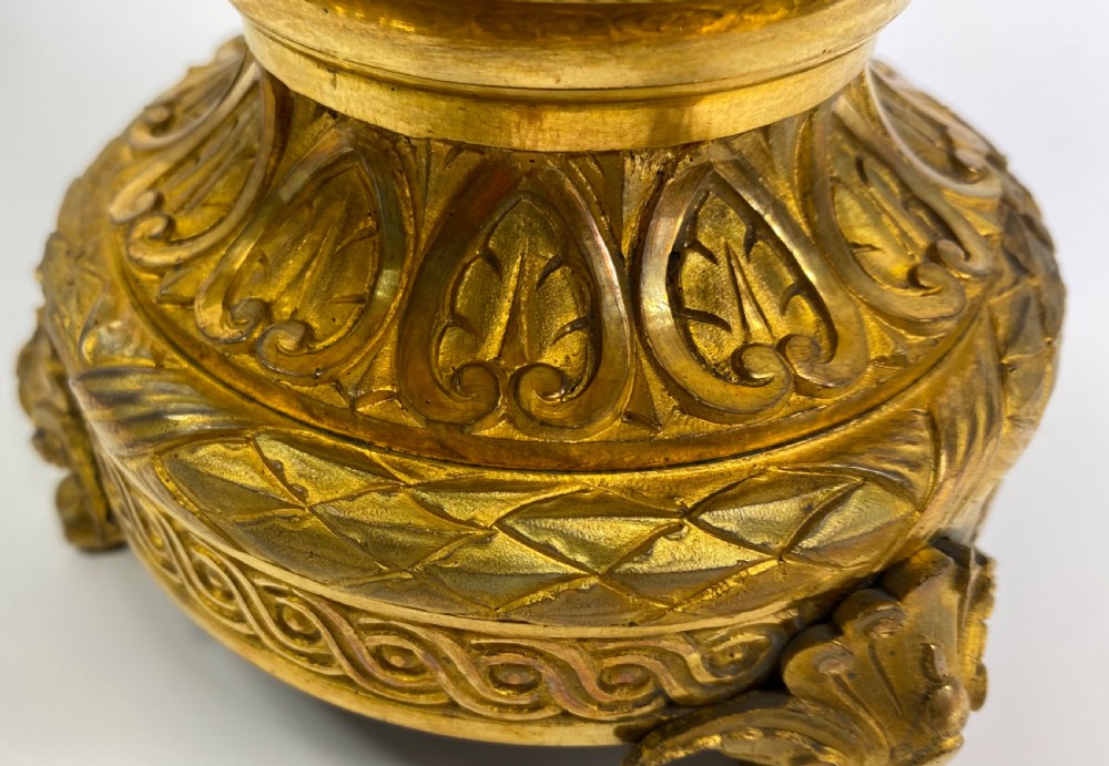 Pair Chinese porcelain & ormolu bowls, c. 1750. Qianlong Period. View XXI
