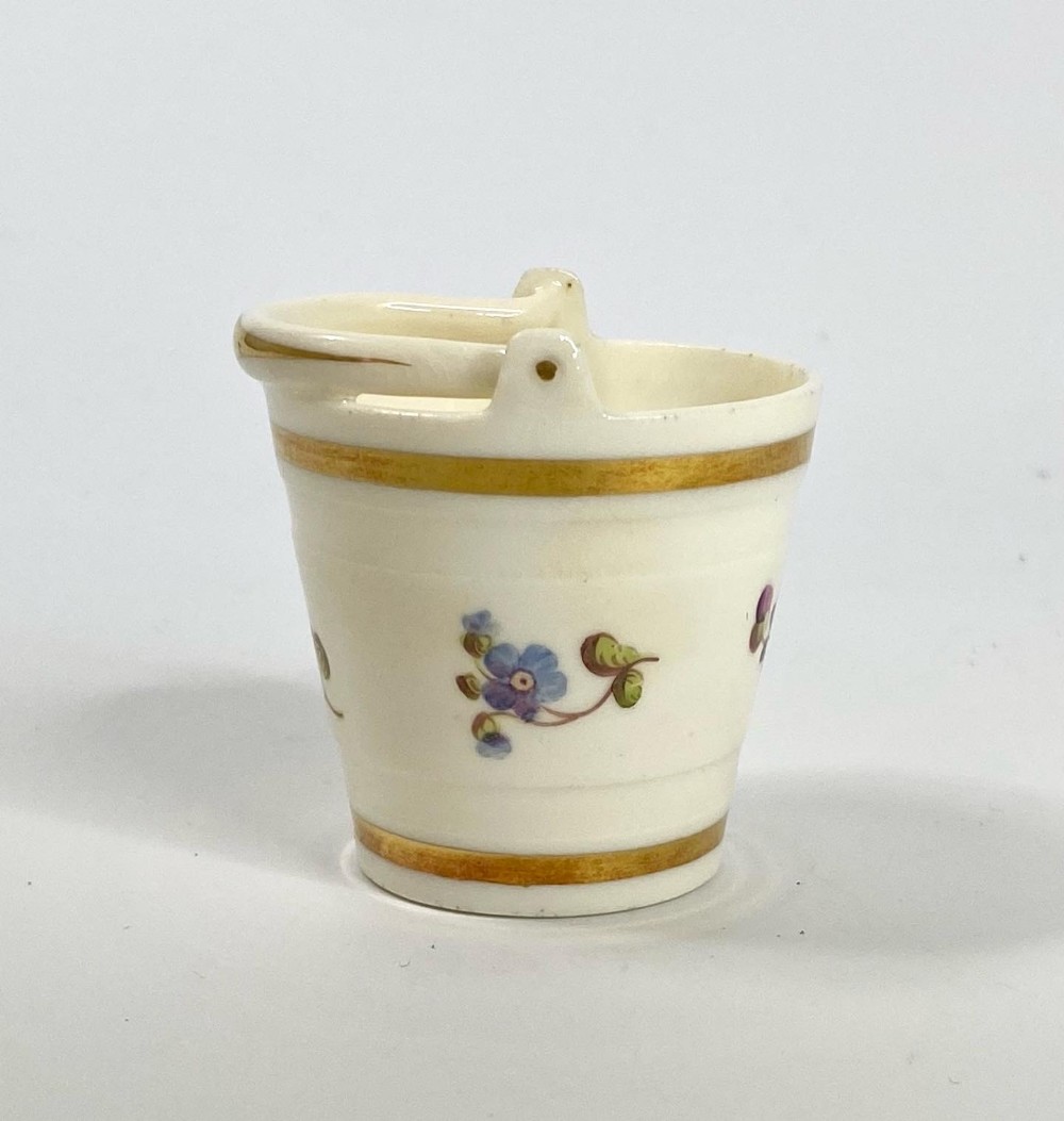 Rockingham porcelain ‘Toy Bucket’, 1826 - 1830’.