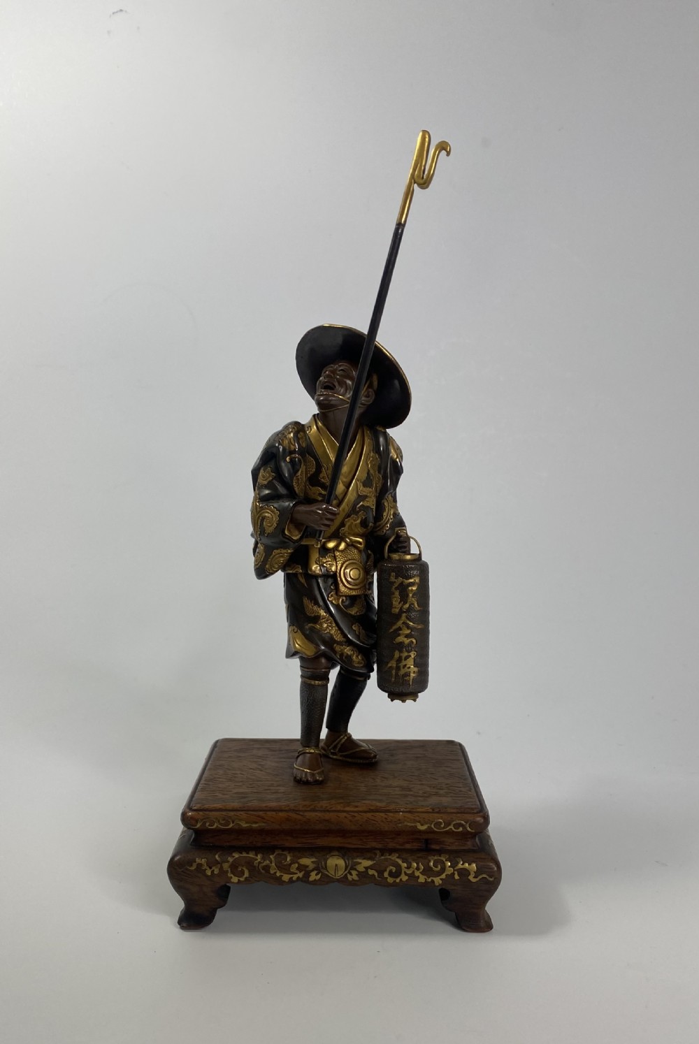 Miyao Eisuke bronze figure. Japan, c. 1900. Meiji Period.