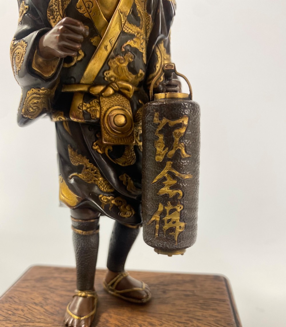 Miyao Eisuke bronze figure. Japan, c. 1900. Meiji Period. View XIII