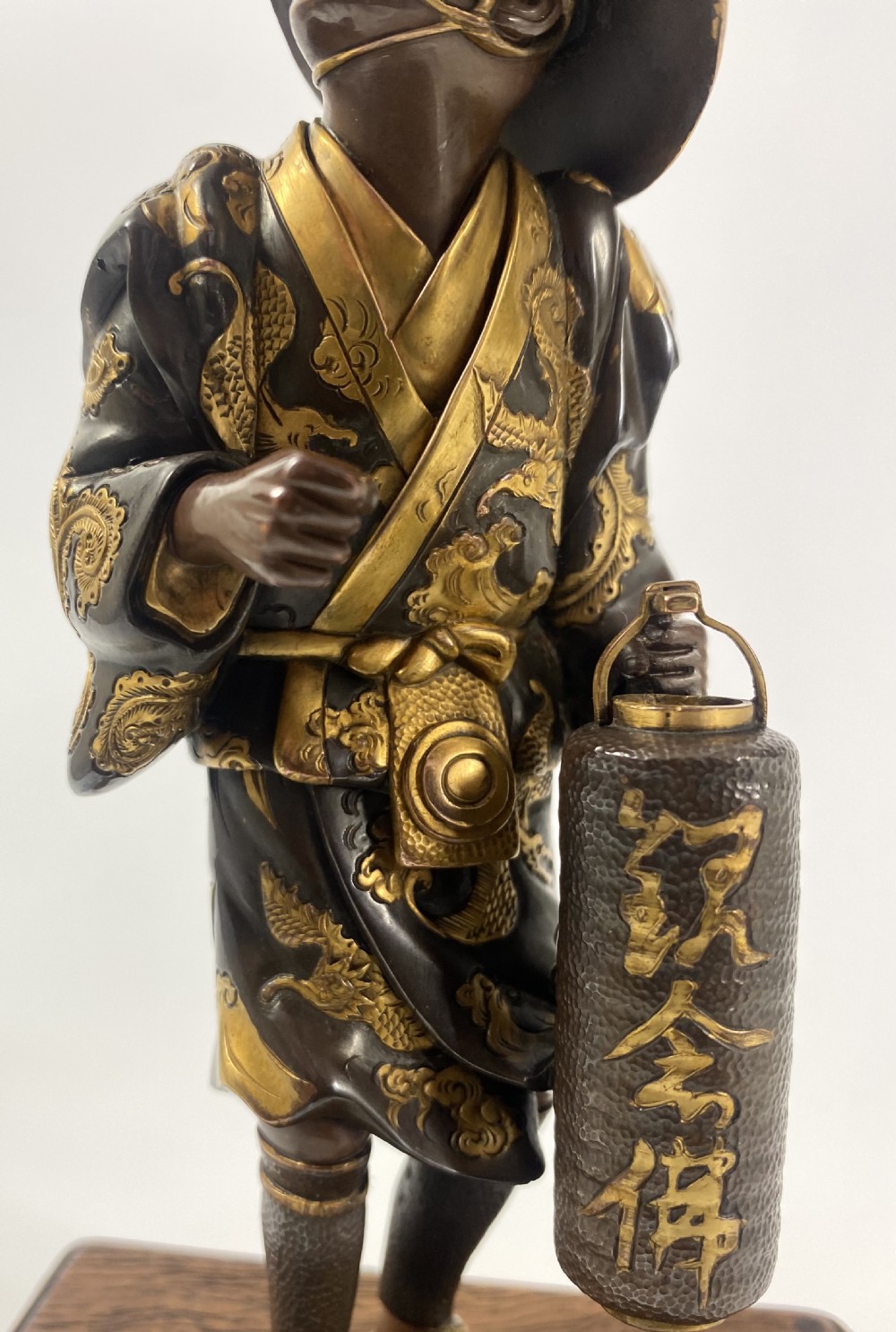 Miyao Eisuke bronze figure. Japan, c. 1900. Meiji Period. View XIV