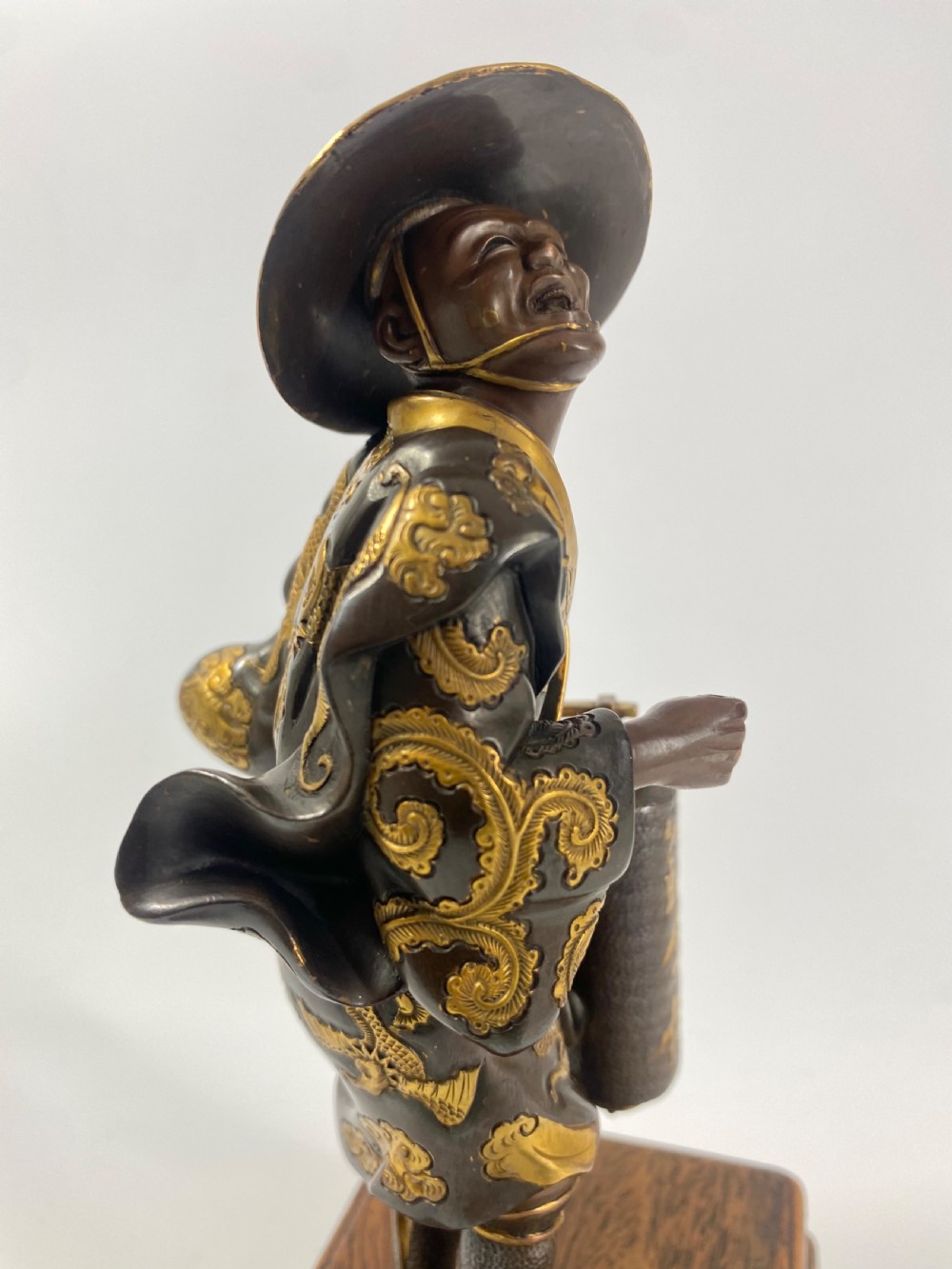 Miyao Eisuke bronze figure. Japan, c. 1900. Meiji Period. View XVI