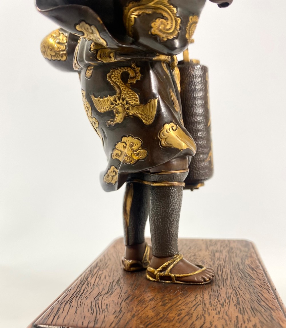 Miyao Eisuke bronze figure. Japan, c. 1900. Meiji Period. View XVII