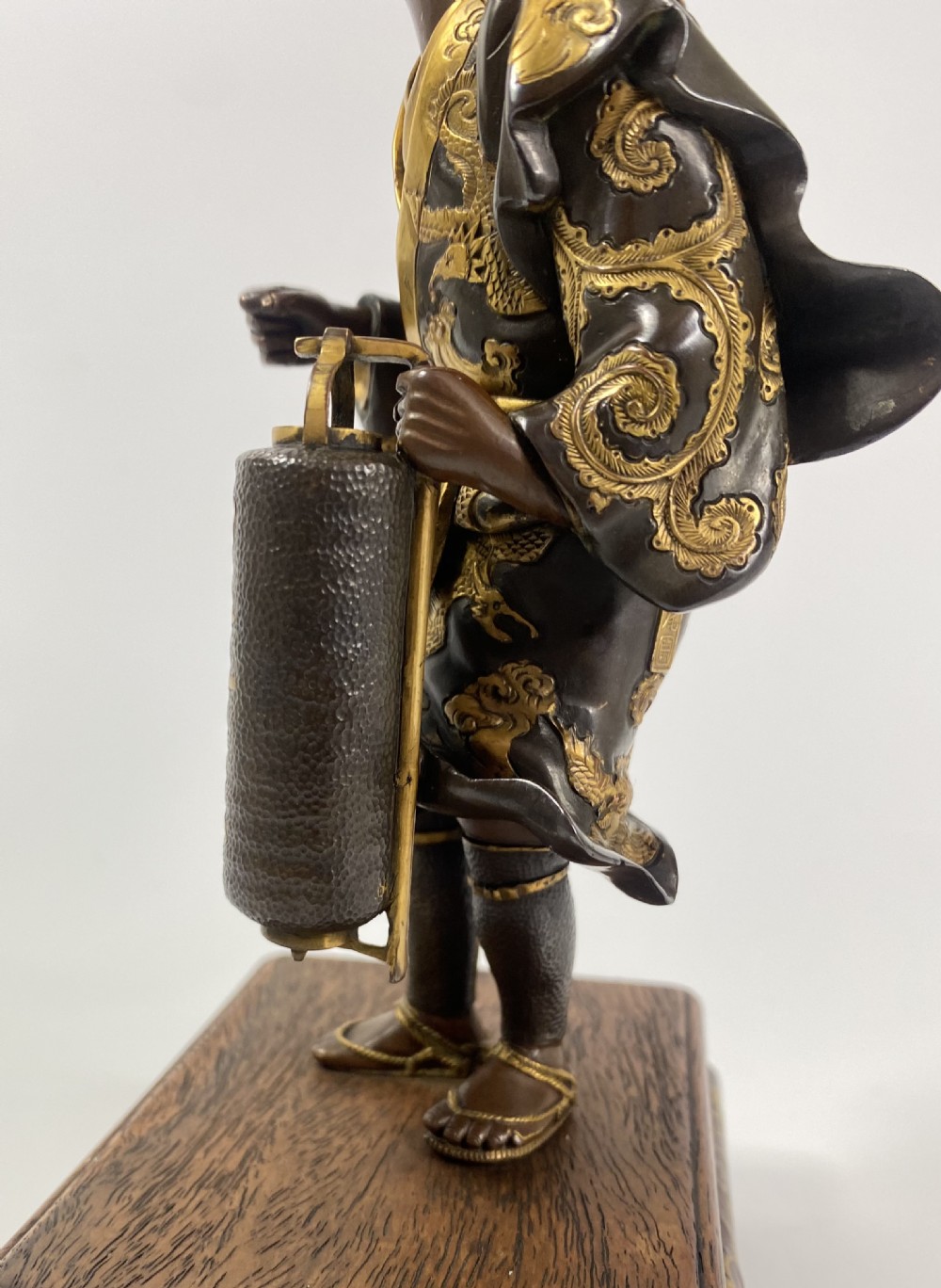 Miyao Eisuke bronze figure. Japan, c. 1900. Meiji Period. View XX