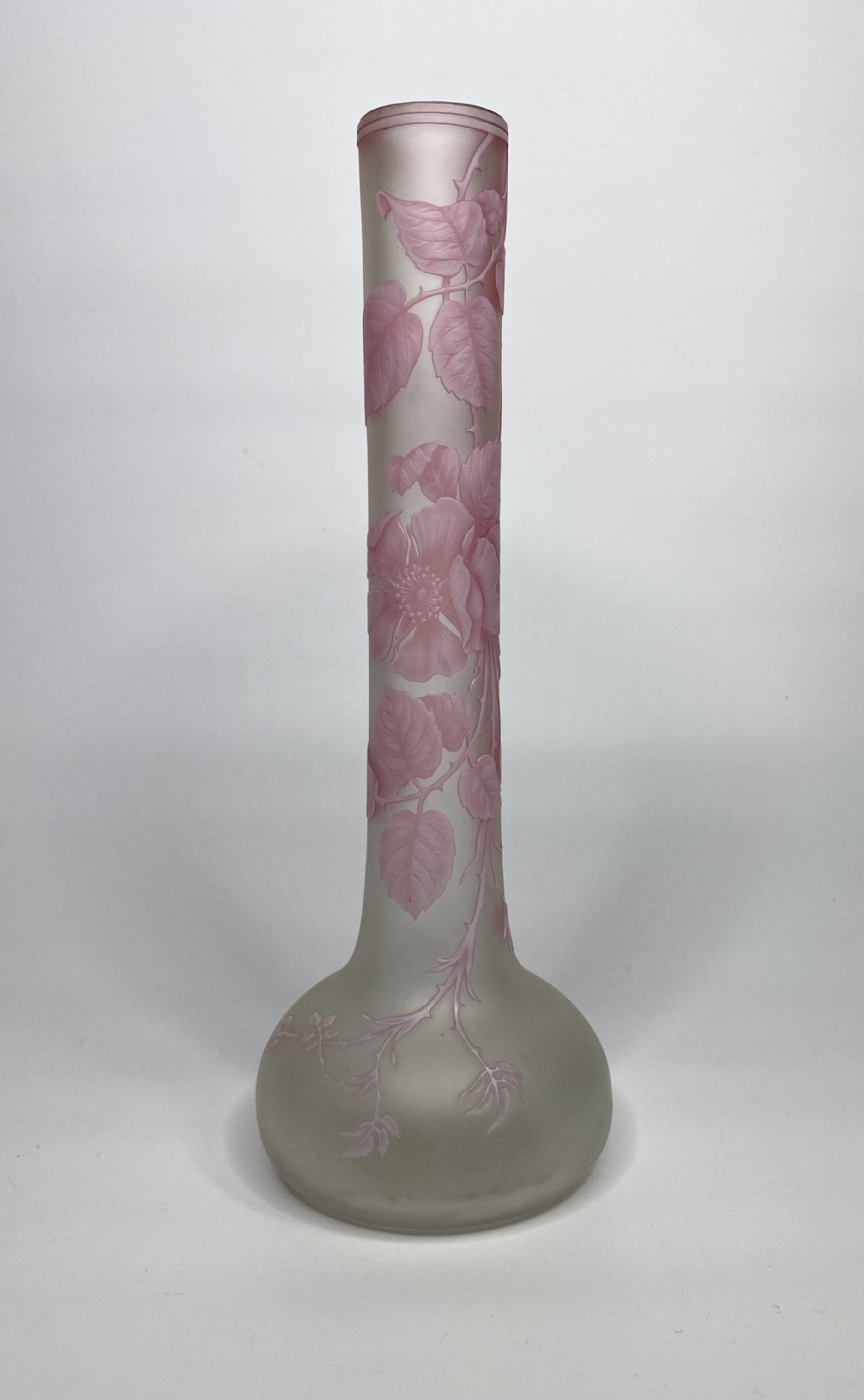 Thomas Webb & Sons cameo glass vase, c. 1880
