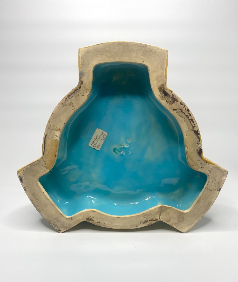 Minton Majolica Cherubs basket, dated 1863. View XIV