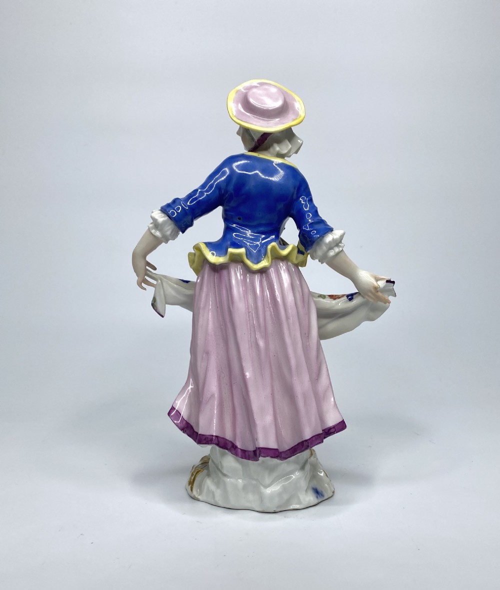 Meissen ‘Cris de Paris’ figure, ‘Bakers Companion’, c. 1755. View III