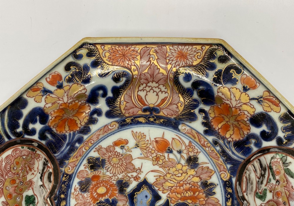 Japanese Imari dish, Arita, c. 1700, Genroku Period. View IV