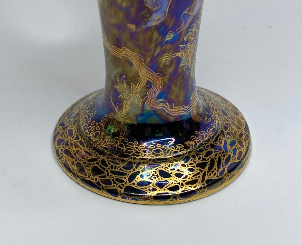 Wedgwood Fairyland Lustre vase, Butterfly Women, c. 1925. View VIII