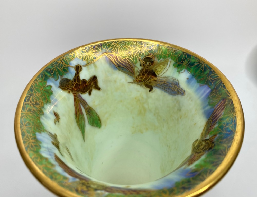 Wedgwood Fairyland Lustre vase, Butterfly Women, c. 1925. View XIII