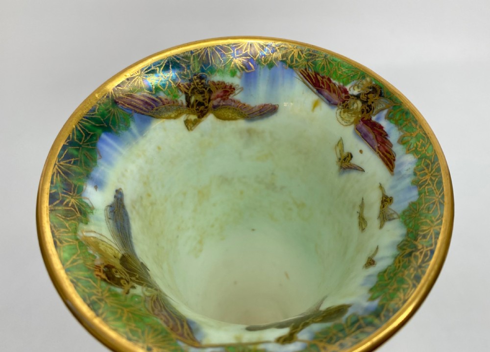 Wedgwood Fairyland Lustre vase, Butterfly Women, c. 1925. View XV