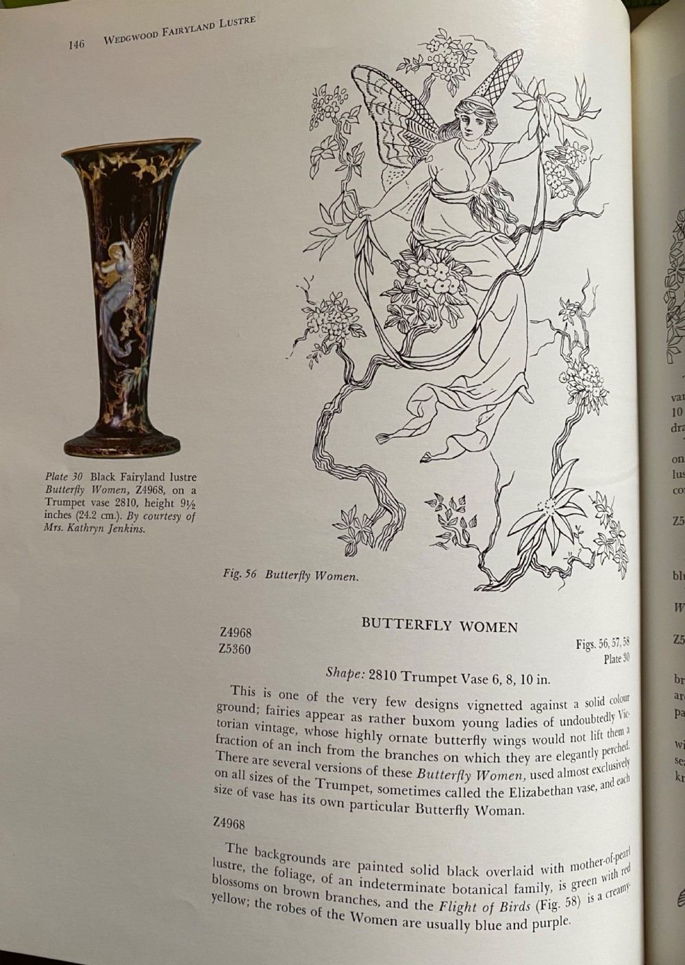 Wedgwood Fairyland Lustre vase, Butterfly Women, c. 1925. View XVIII