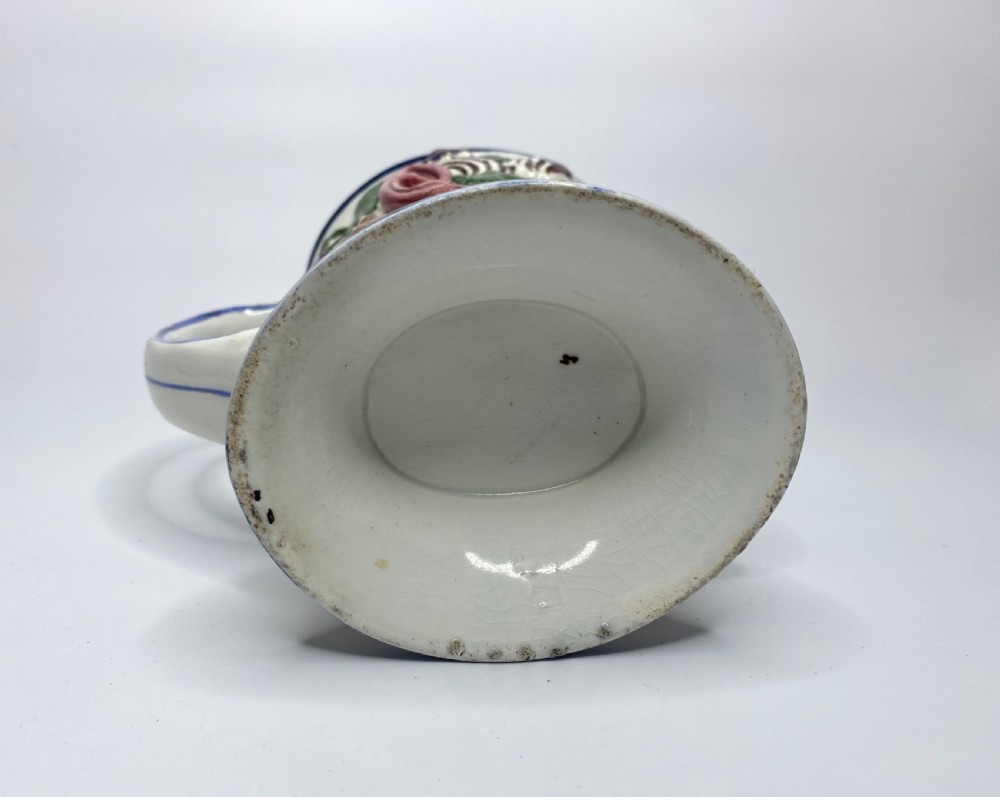 Scottish pottery Bacchus mug, of large size, c. 1840. View IX
