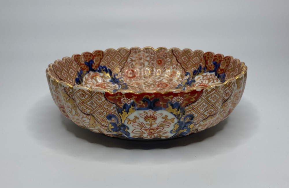 Imari porcelain bowl, Arita, Japan, c. 1890. Meiji Period.