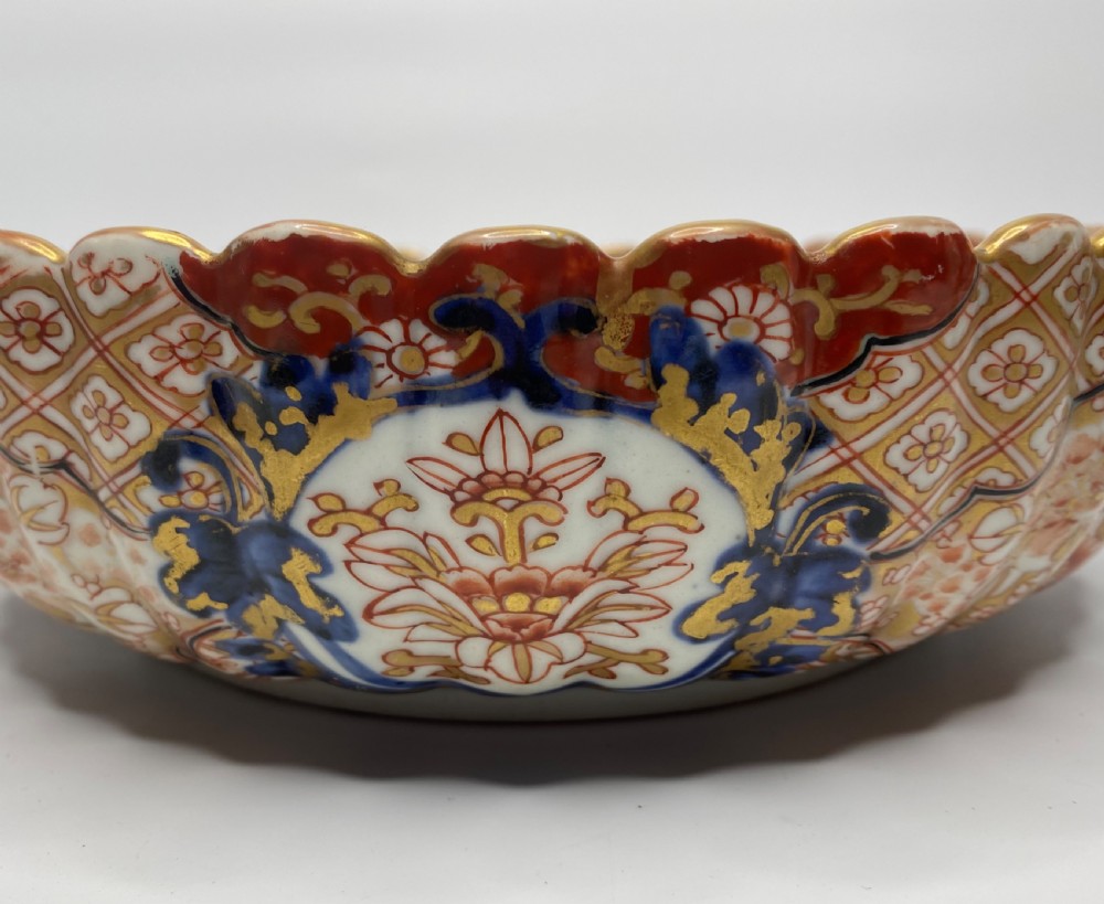 Imari porcelain bowl, Arita, Japan, c. 1890. Meiji Period. View VIII