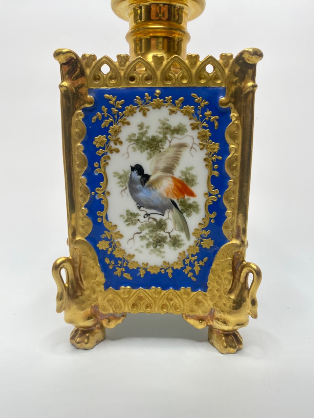 Pair Jacob Petit porcelain scent bottles, Paris, c. 1840. View VI