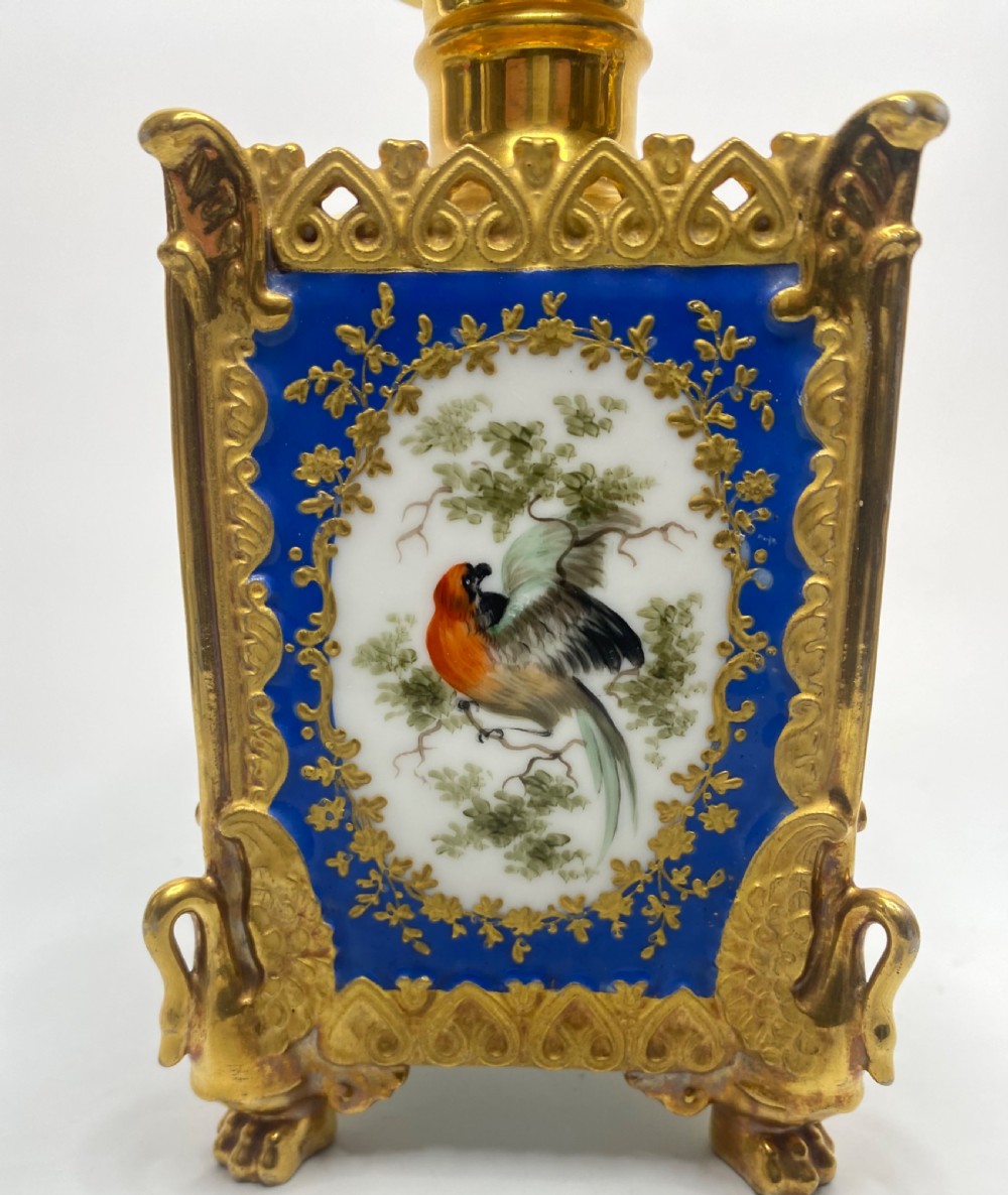 Pair Jacob Petit porcelain scent bottles, Paris, c. 1840. View VIII