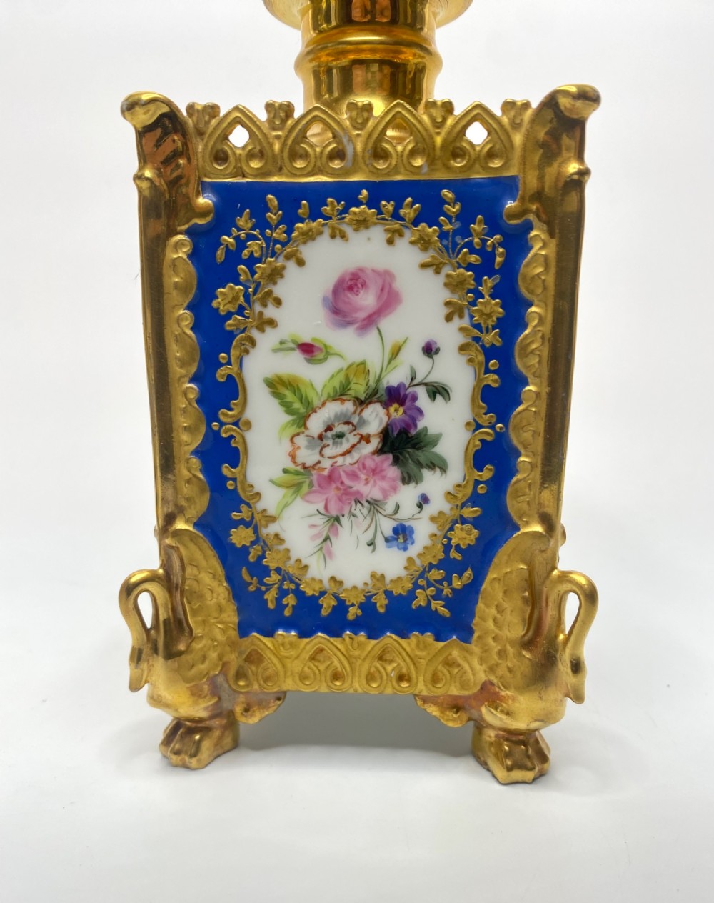 Pair Jacob Petit porcelain scent bottles, Paris, c. 1840. View IX