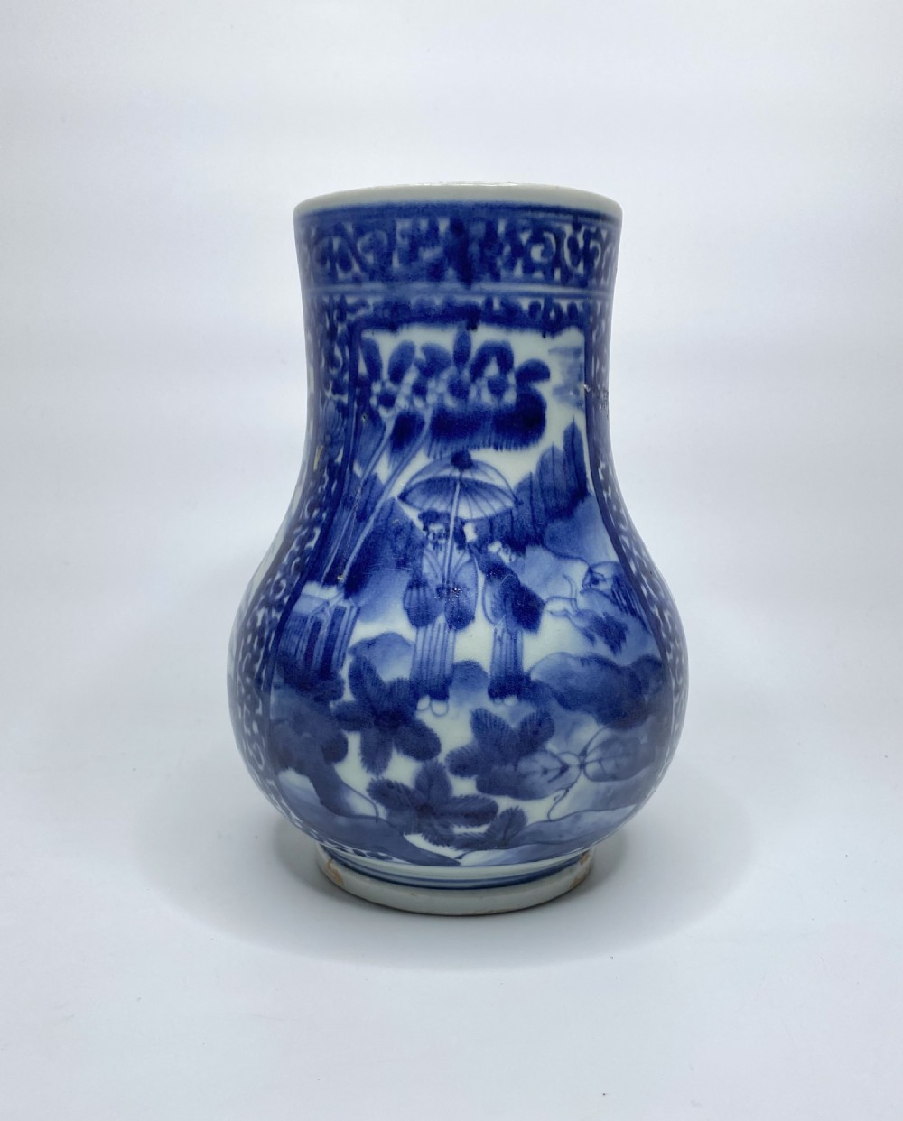 Arita porcelain tankard, Japan, c. 1700. Genroku Period. View II