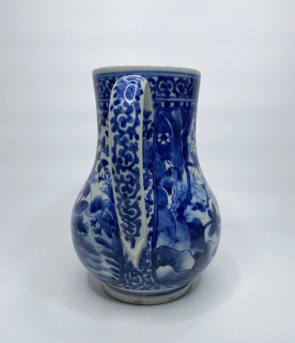Arita porcelain tankard, Japan, c. 1700. Genroku Period. View III
