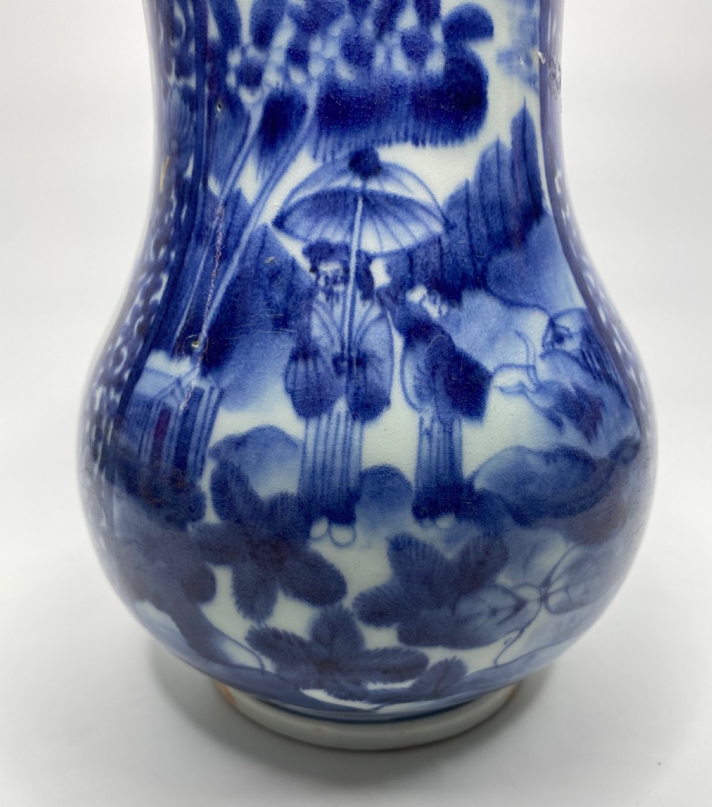 Arita porcelain tankard, Japan, c. 1700. Genroku Period. View VII