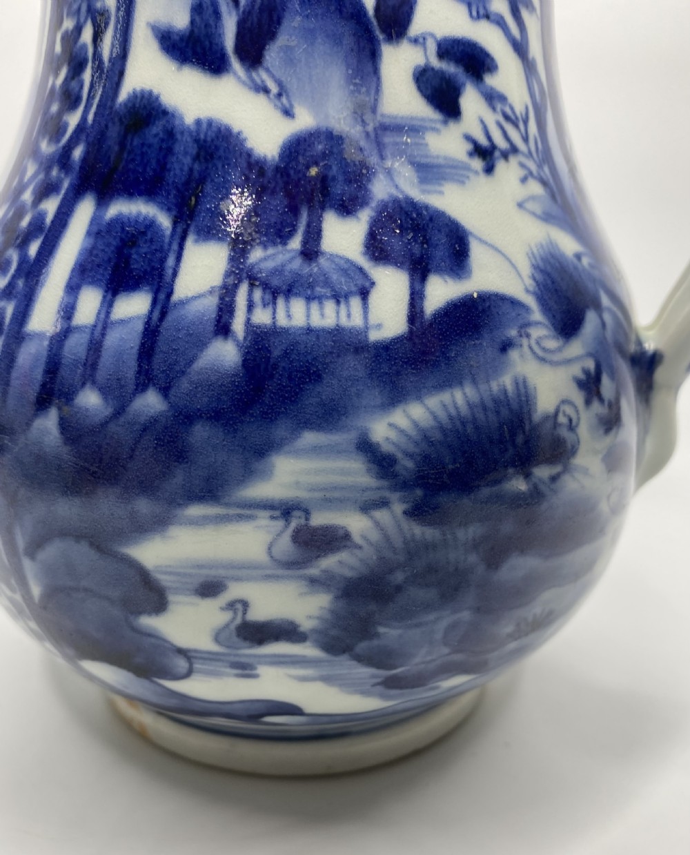 Arita porcelain tankard, Japan, c. 1700. Genroku Period. View IX