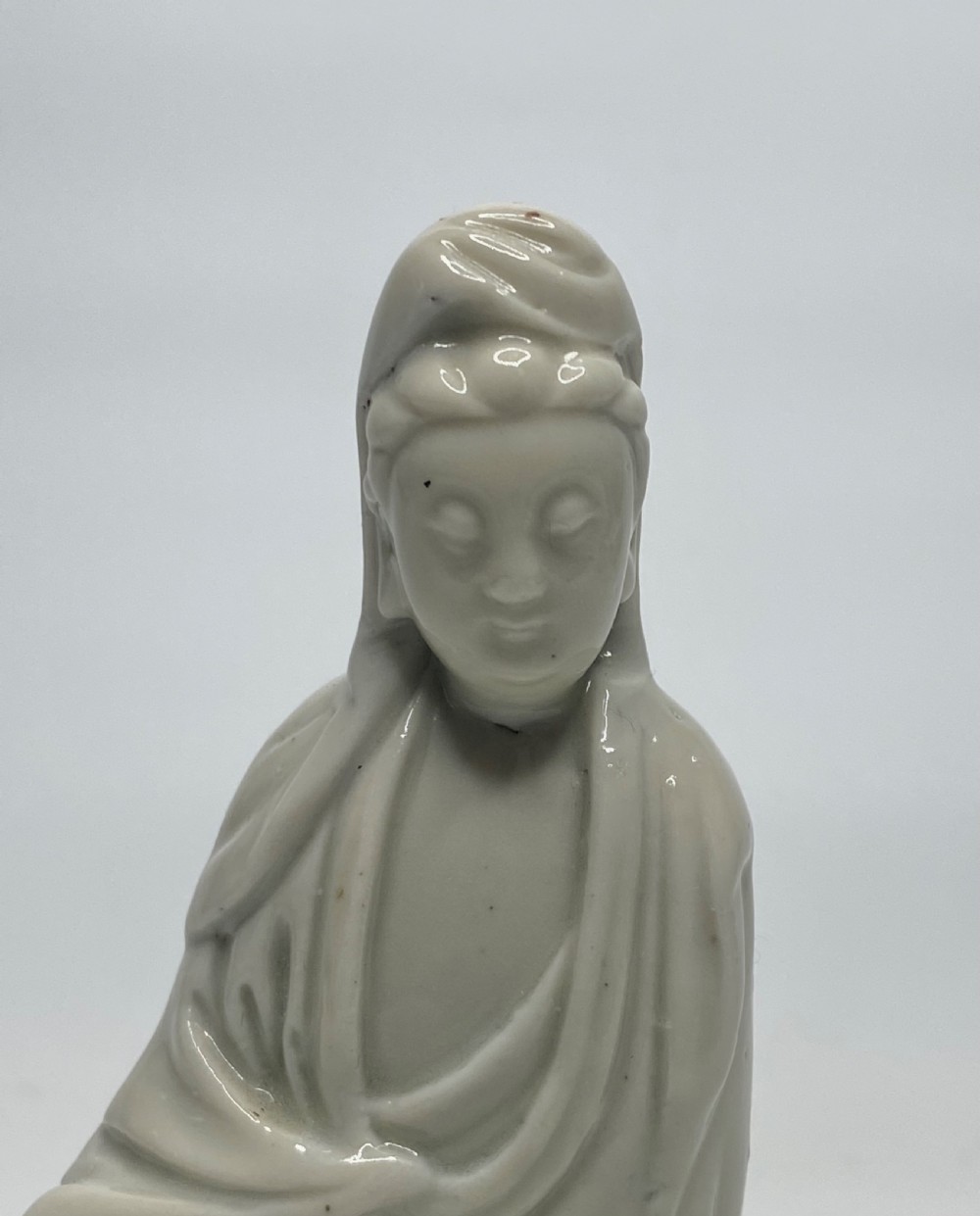 Chinese blanc de chine Guanyin, 17th C. Kangxi Period. View IV