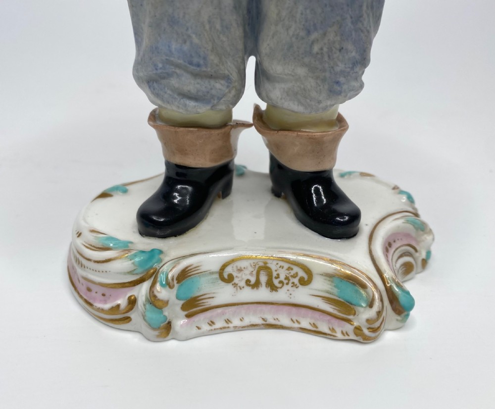 Derby porcelain ‘Nodding’ figure of Frölich, c. 1840. View VII