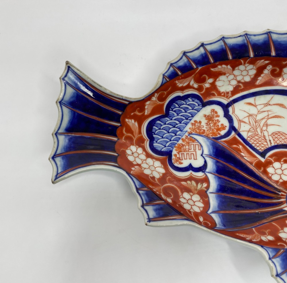 Imari Fish serving dish, Japan, c. 1890, Meiji Period. View III