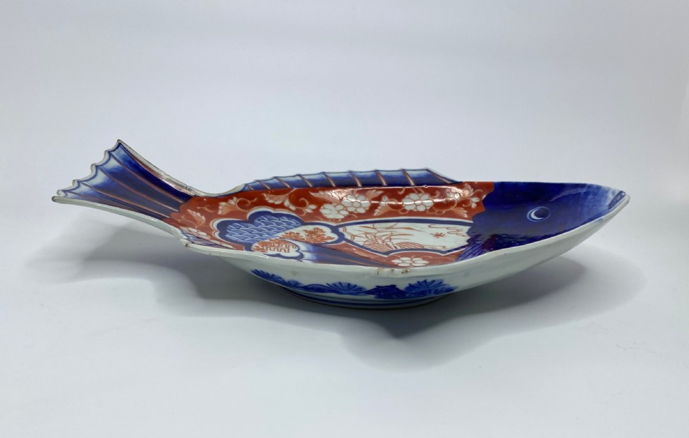 Imari Fish serving dish, Japan, c. 1890, Meiji Period. View V