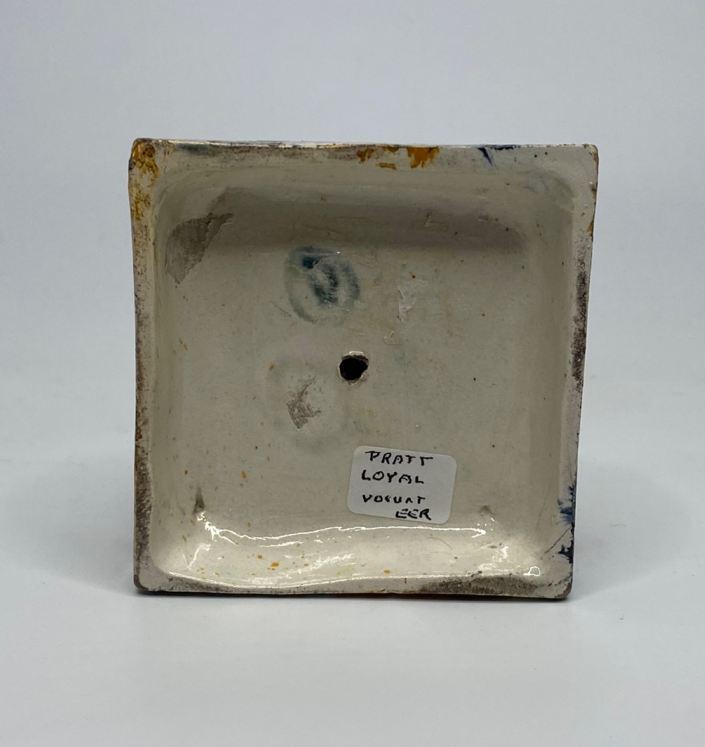 Prattware figure ‘Loyal Volunteer’, c. 1790. View IX