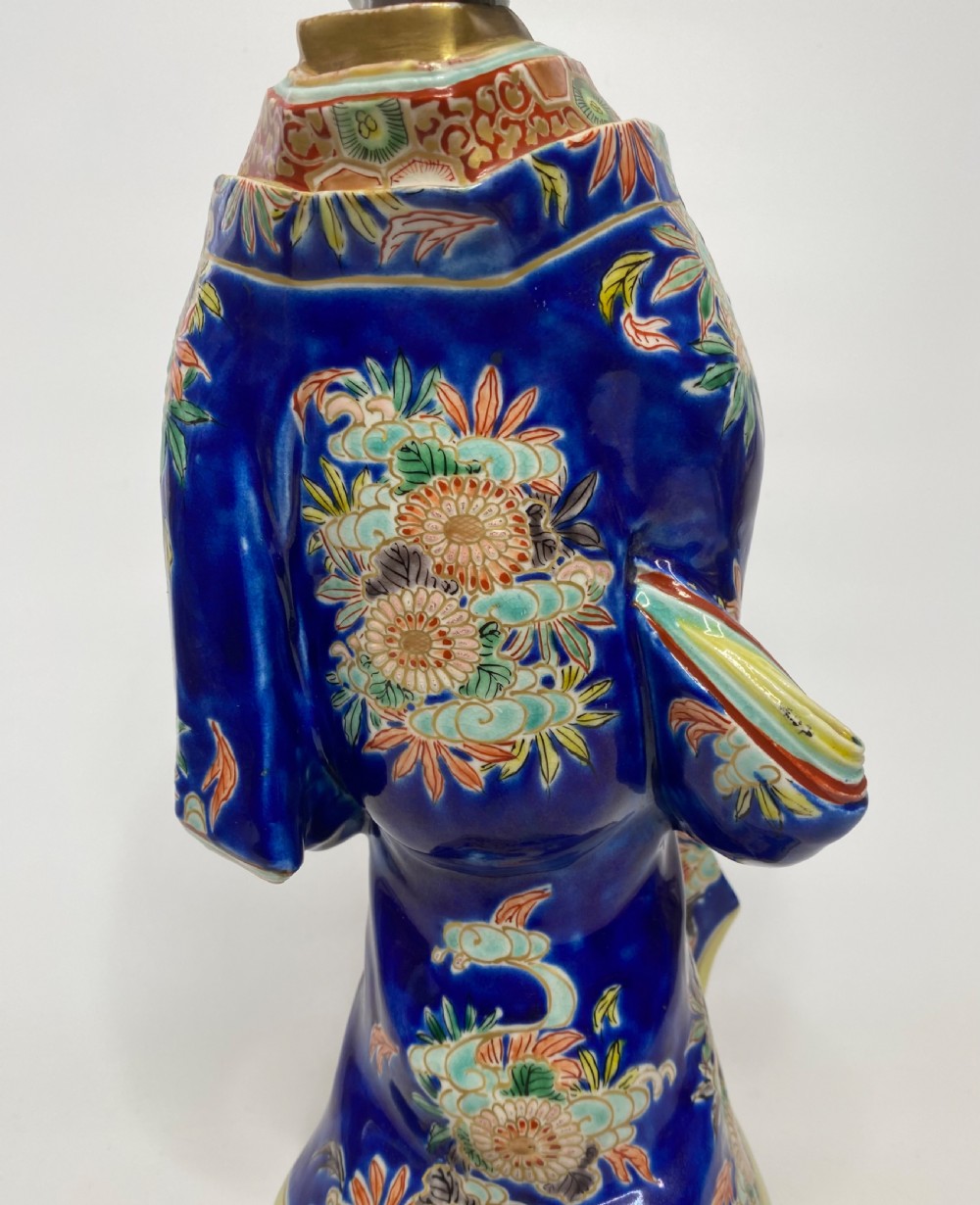Kutani porcelain Bijin, Meiji Period. View VIII