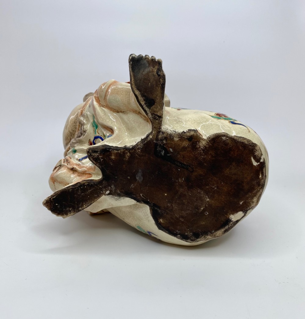 Satsuma pottery figure ‘Hotei’, Japan, Meiji Period. View VIII