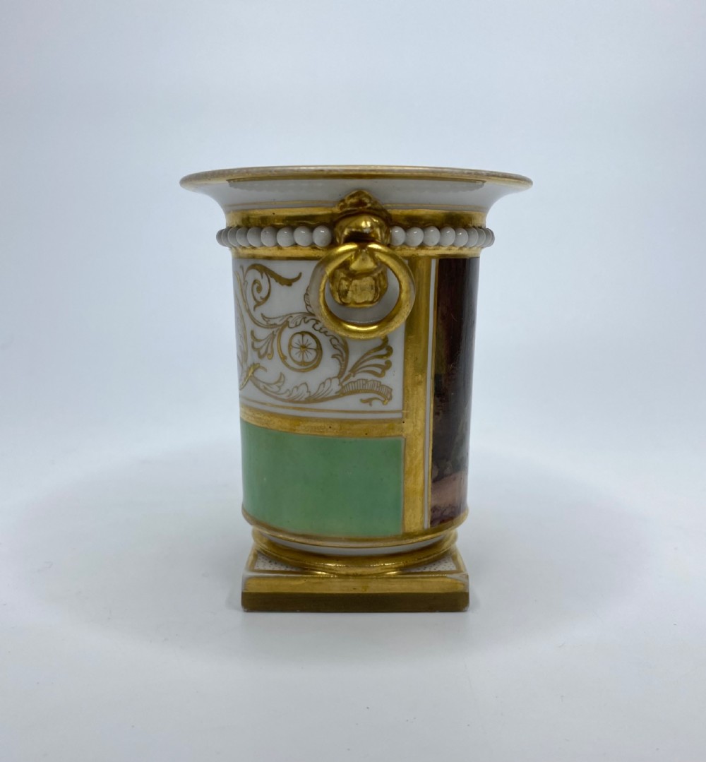 FBB Worcester porcelain vase ‘The Minstrel’, c. 1815. View II