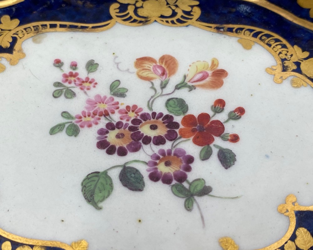 Worcester porcelain chestnut basket, James Giles, c. 1770. View XIV