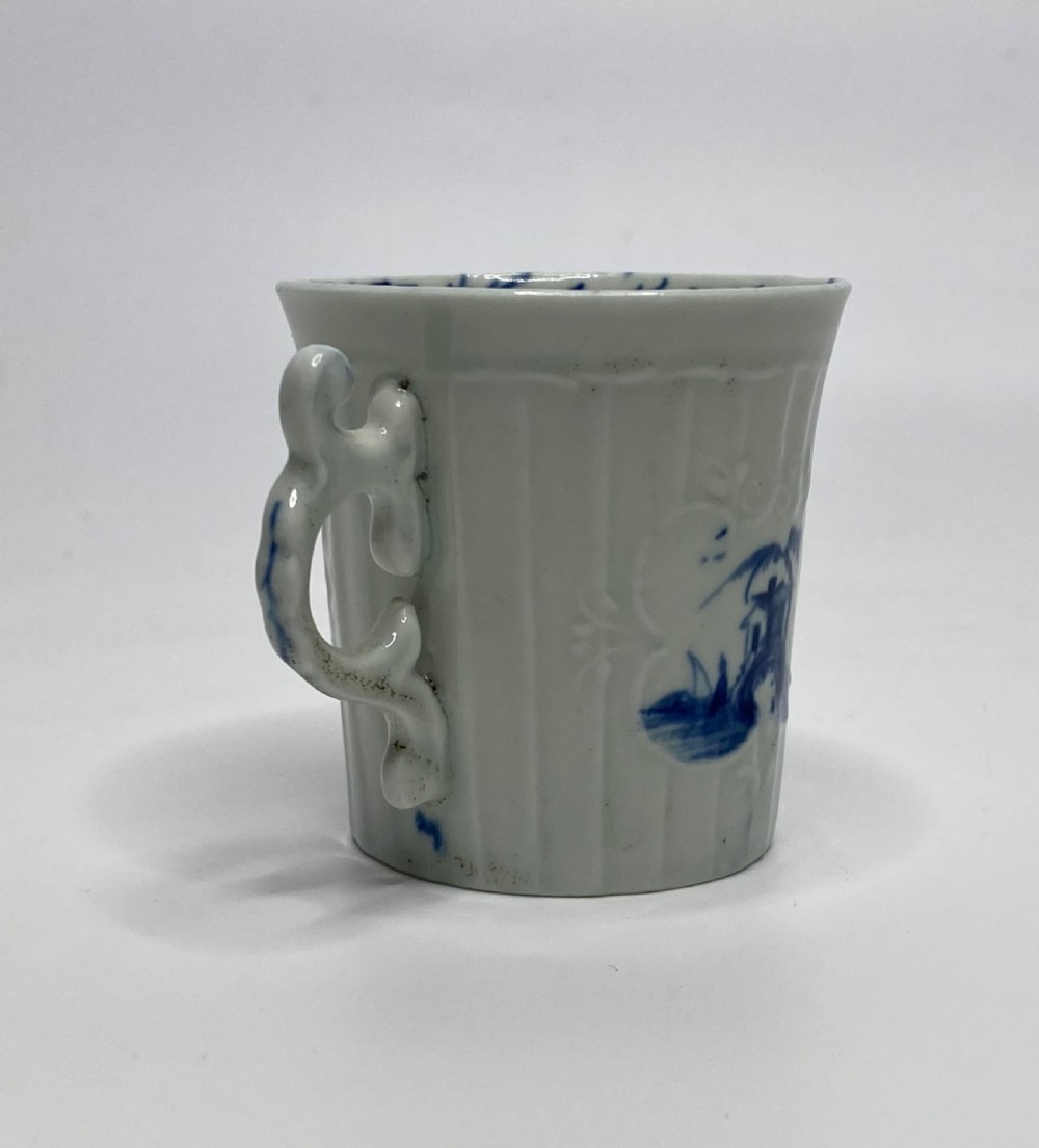 Worcester coffee cup, Fisherman & Willow Pavilion, 1755-1760. View II