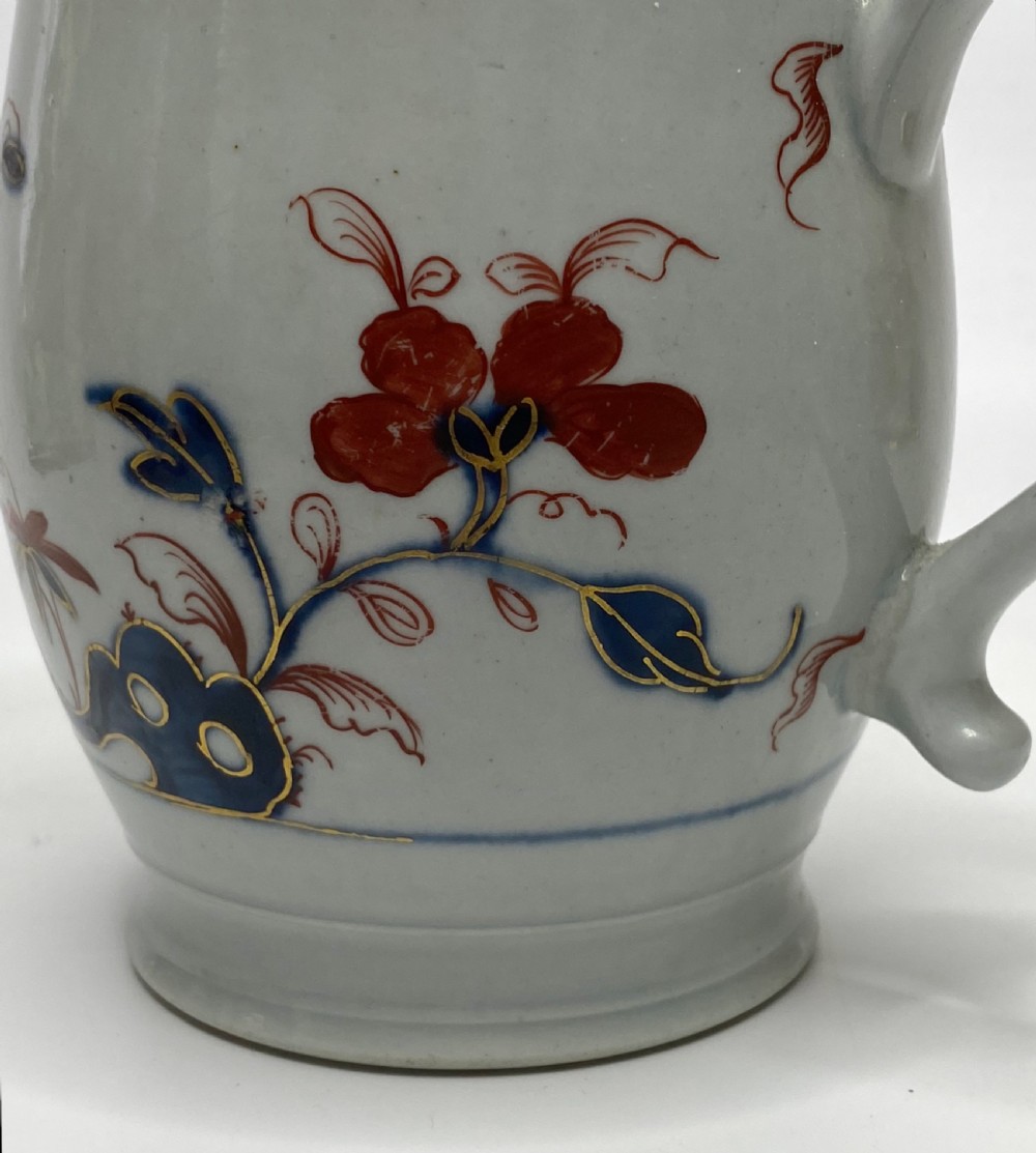 William Reid porcelain mug, c. 1756. Chinese Imari taste. View VIII
