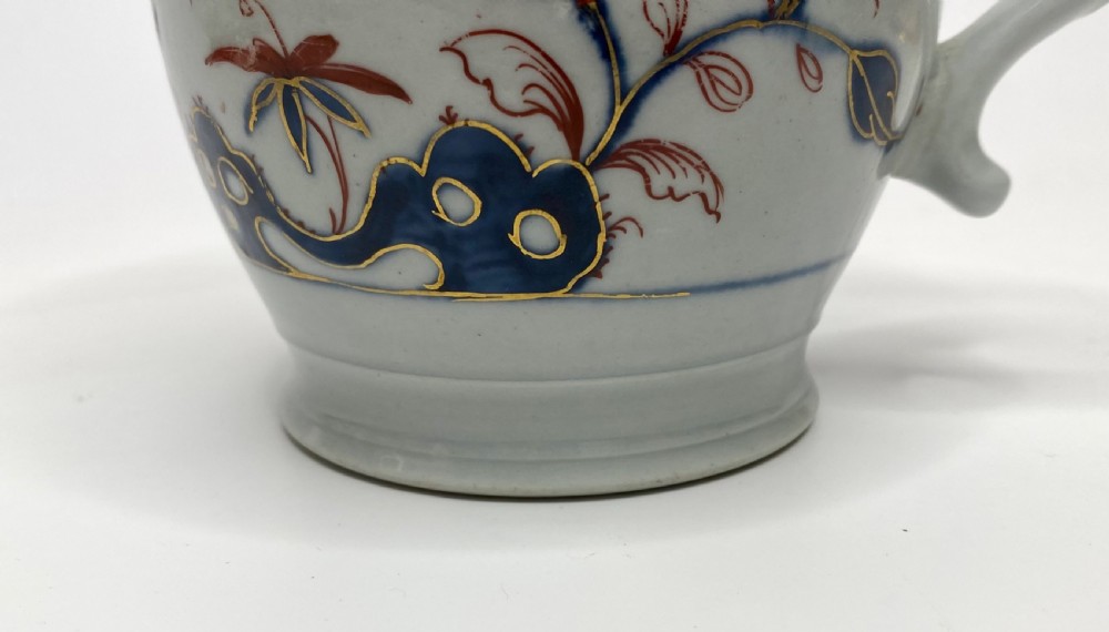 William Reid porcelain mug, c. 1756. Chinese Imari taste. View IX