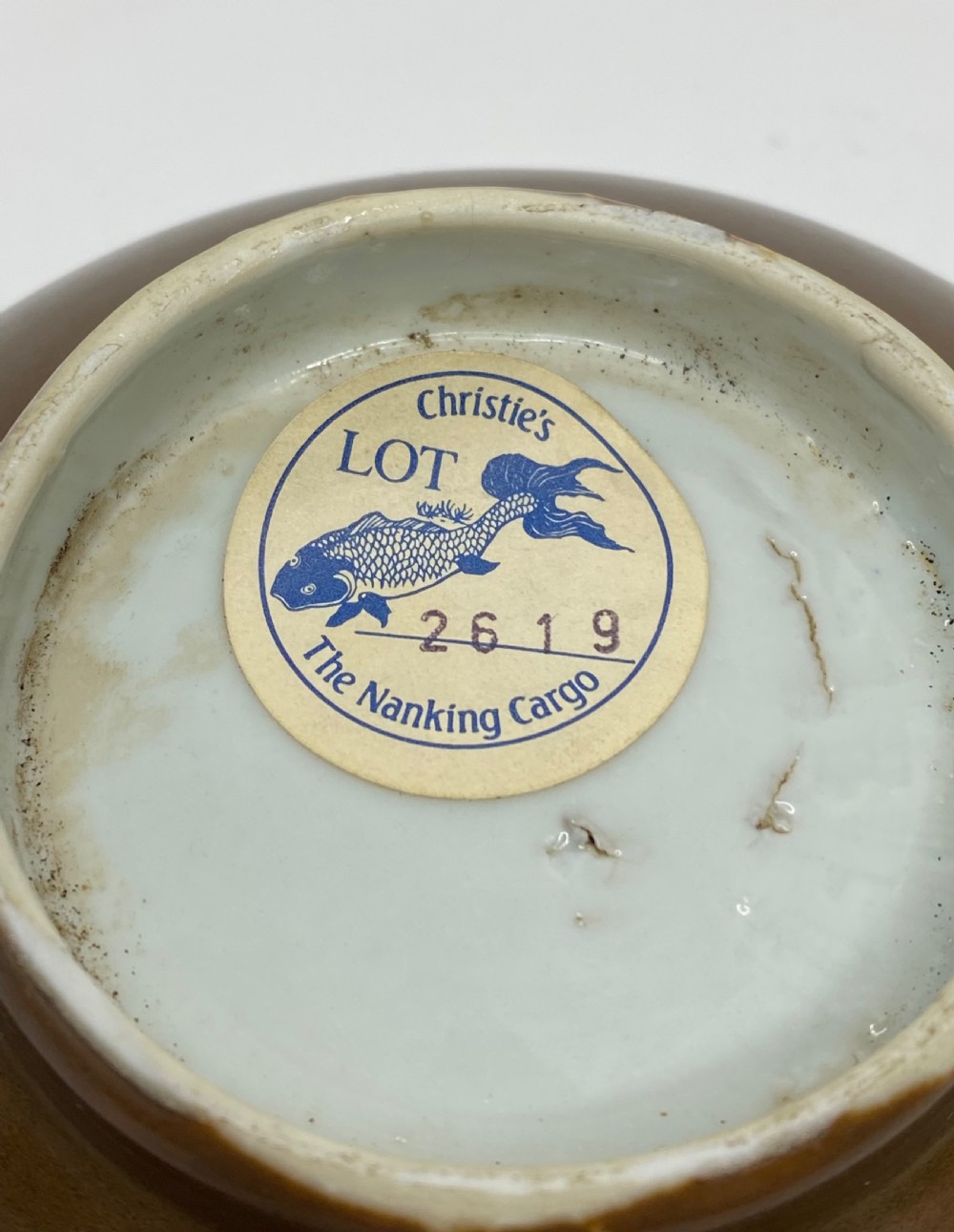 Nanking Cargo, Chinese porcelain ‘Batavian’ bowl, c. 1751. View V