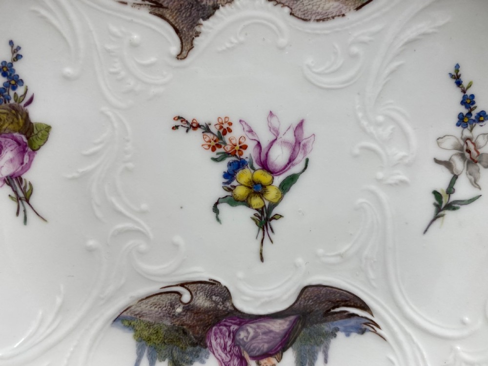 Meissen porcelain cup and saucer, c. 1740. View IV