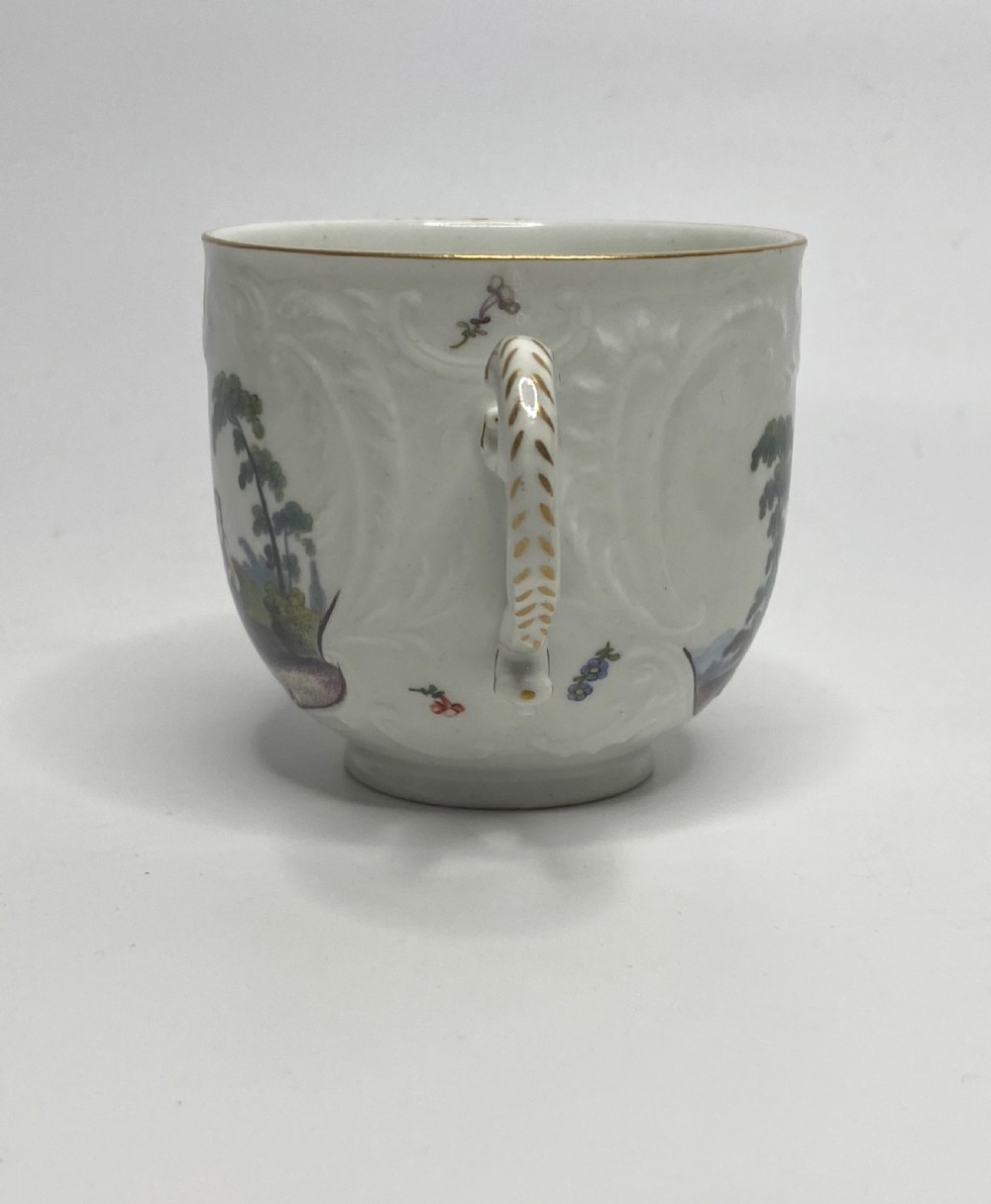 Meissen porcelain cup and saucer, c. 1740. View XVI