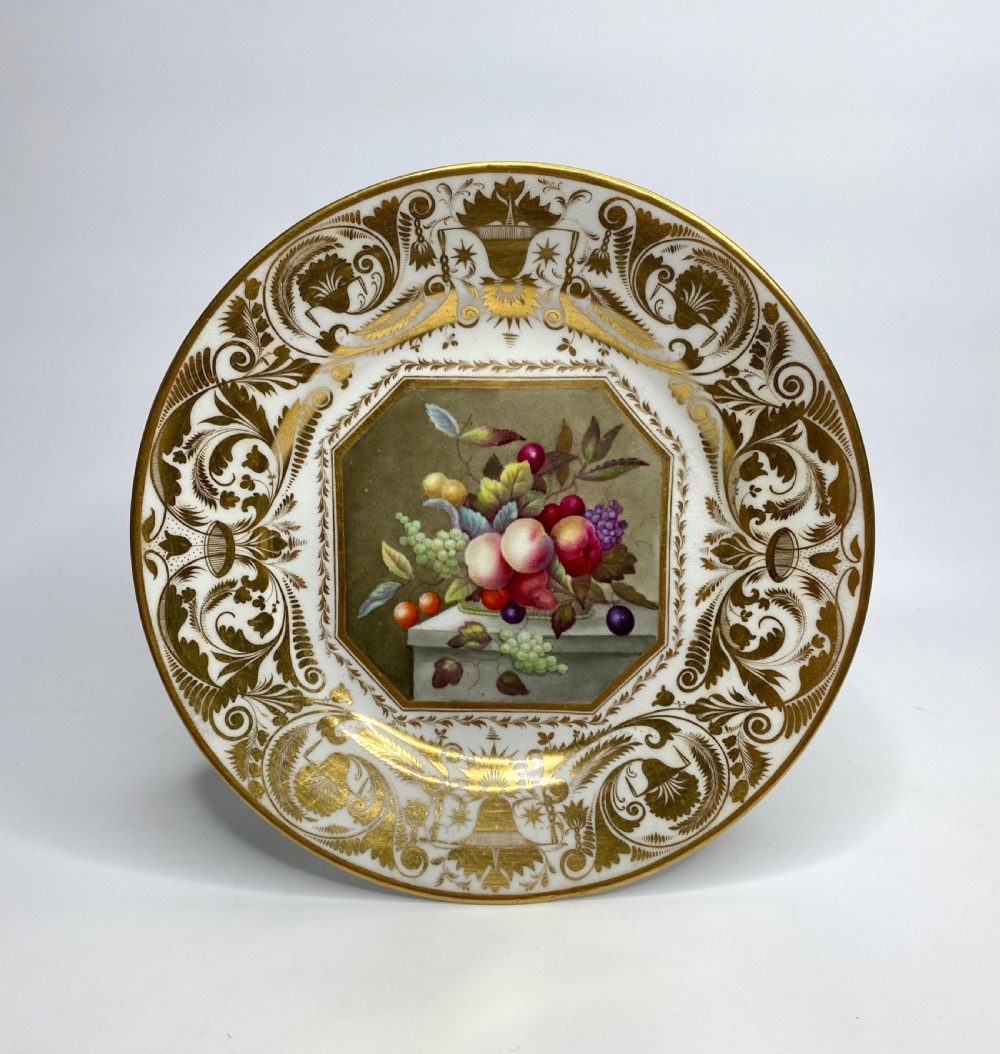Derby porcelain plate, Thomas Steele, c. 1820.