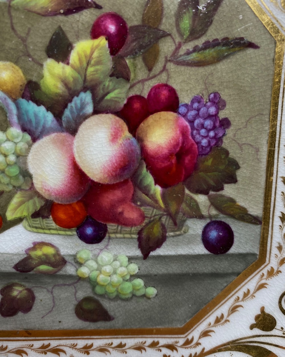 Derby porcelain plate, Thomas Steele, c. 1820. View V